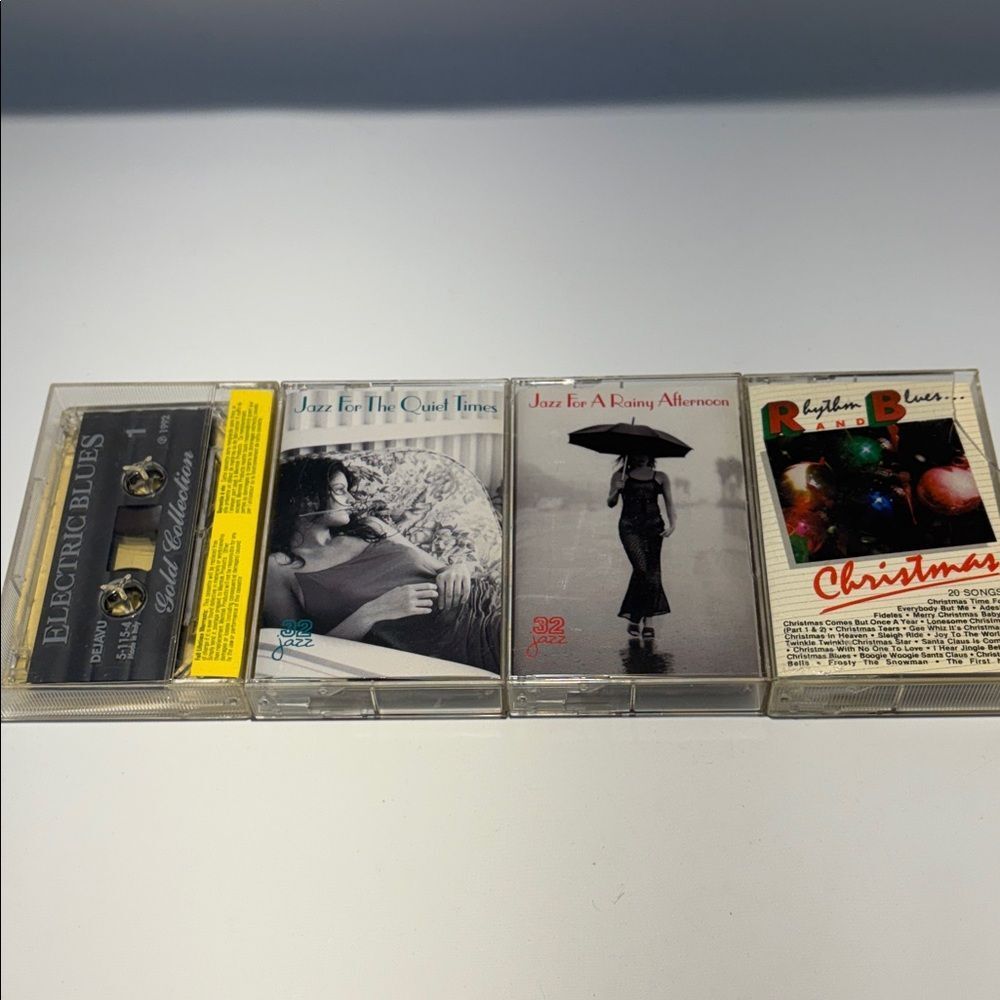4 cassette tapes of jazz music